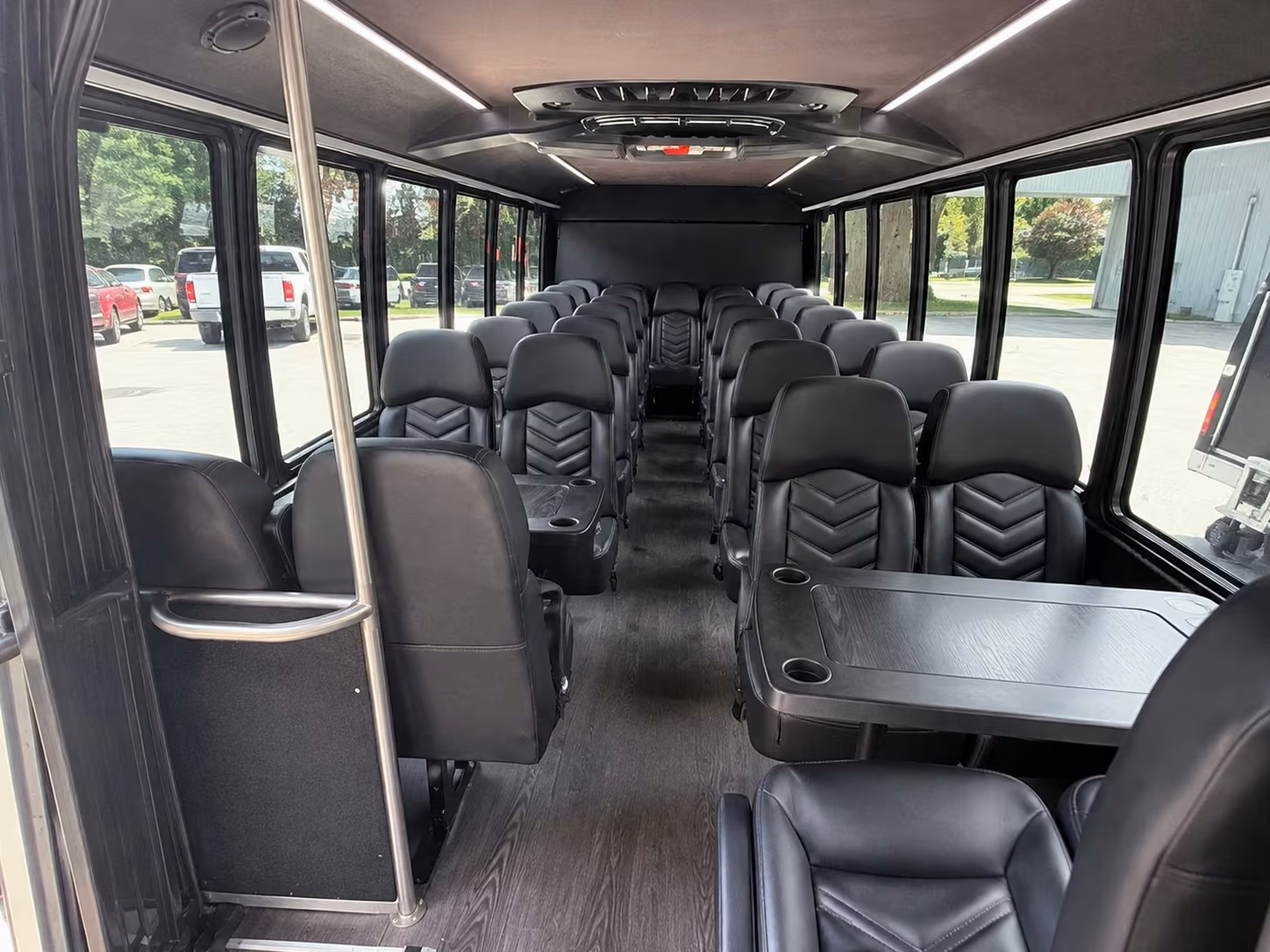 15 passenger minibus interior