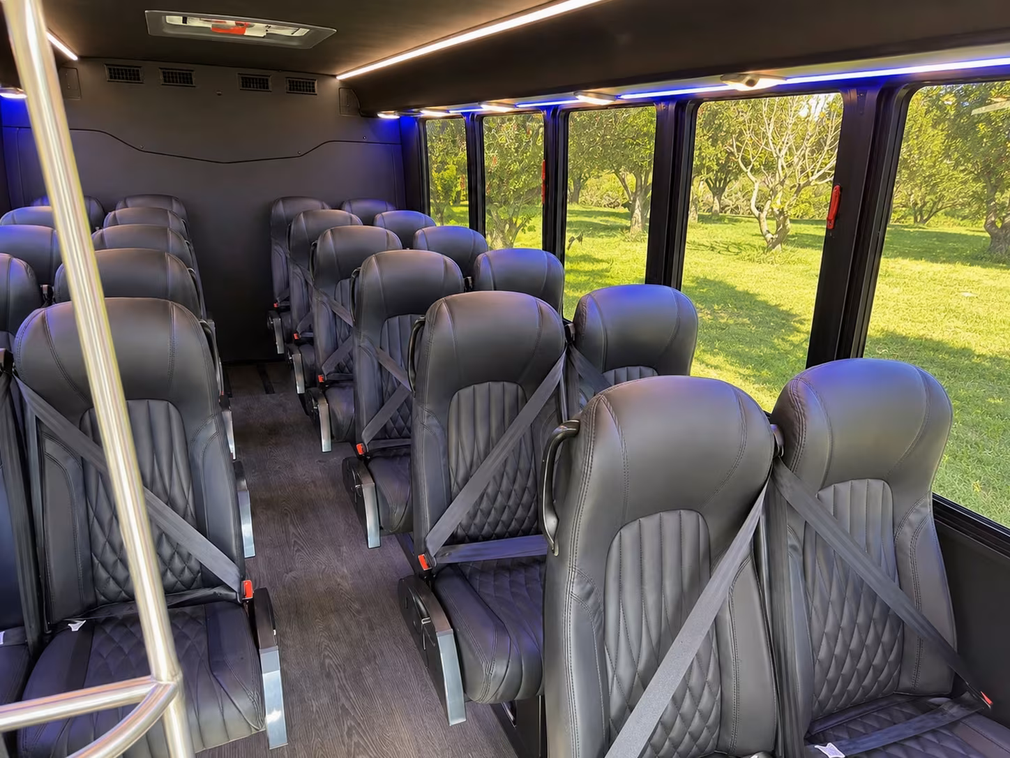 20 passenger minibus inside