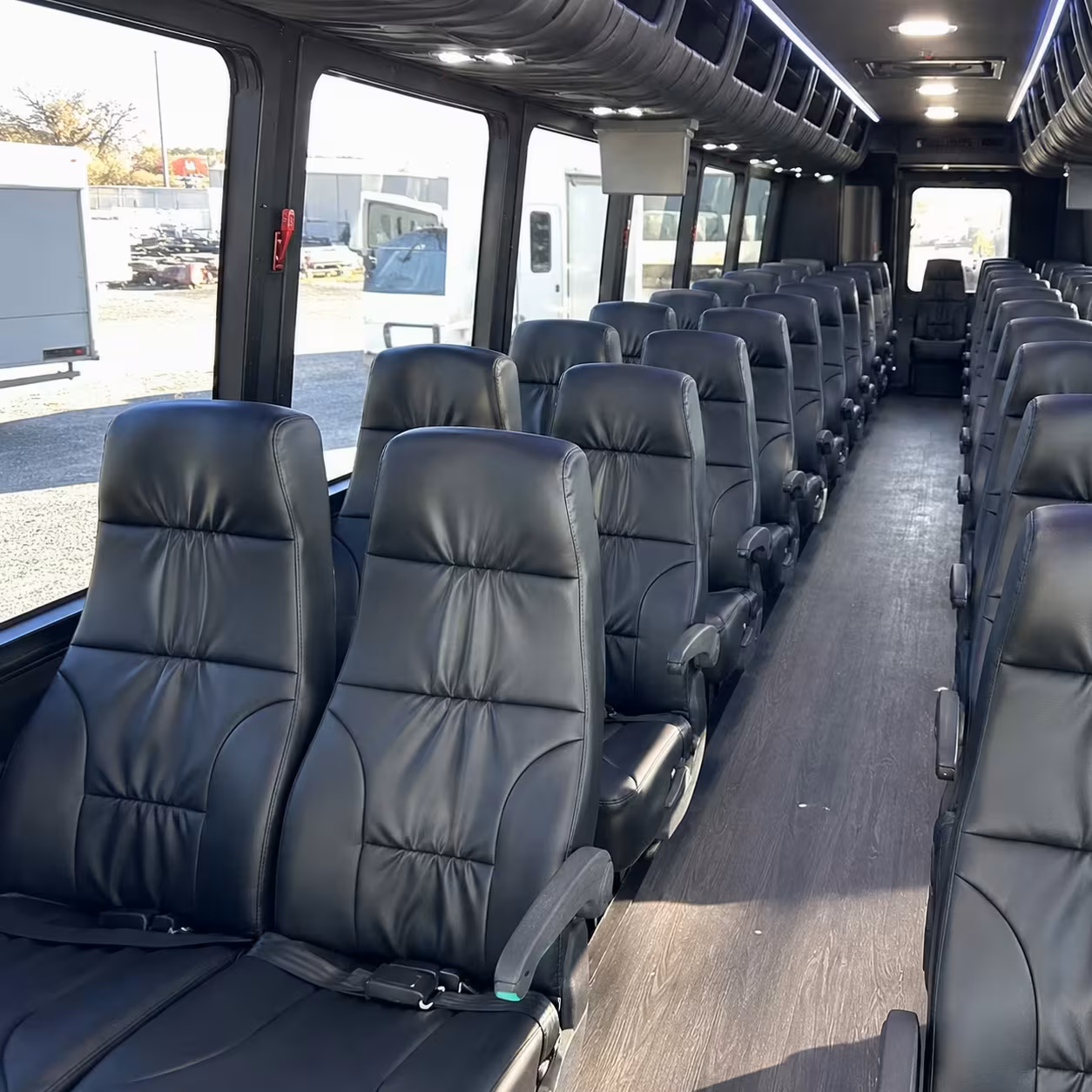 25 passenger minibus interior