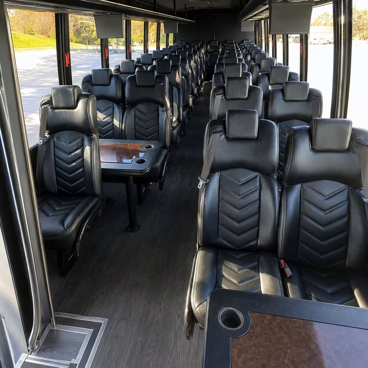 28 passenger minibus inside