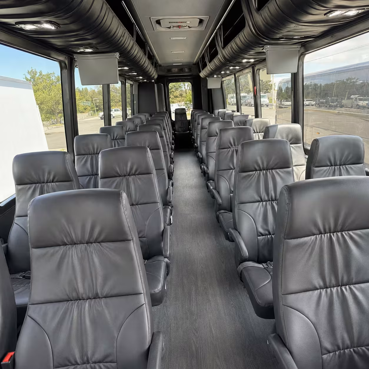 28 passenger minibus interior