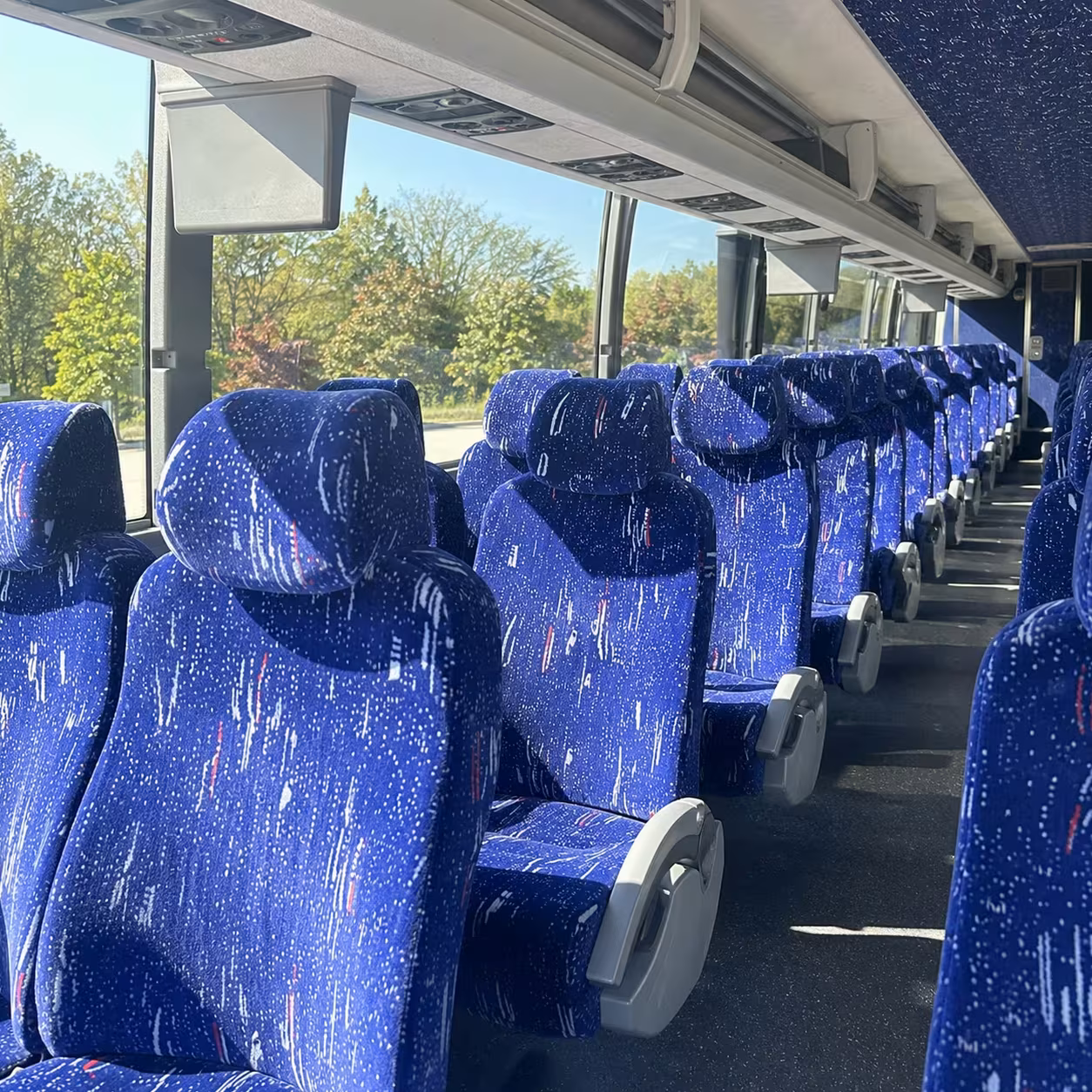 glendale charter bus interior gallery