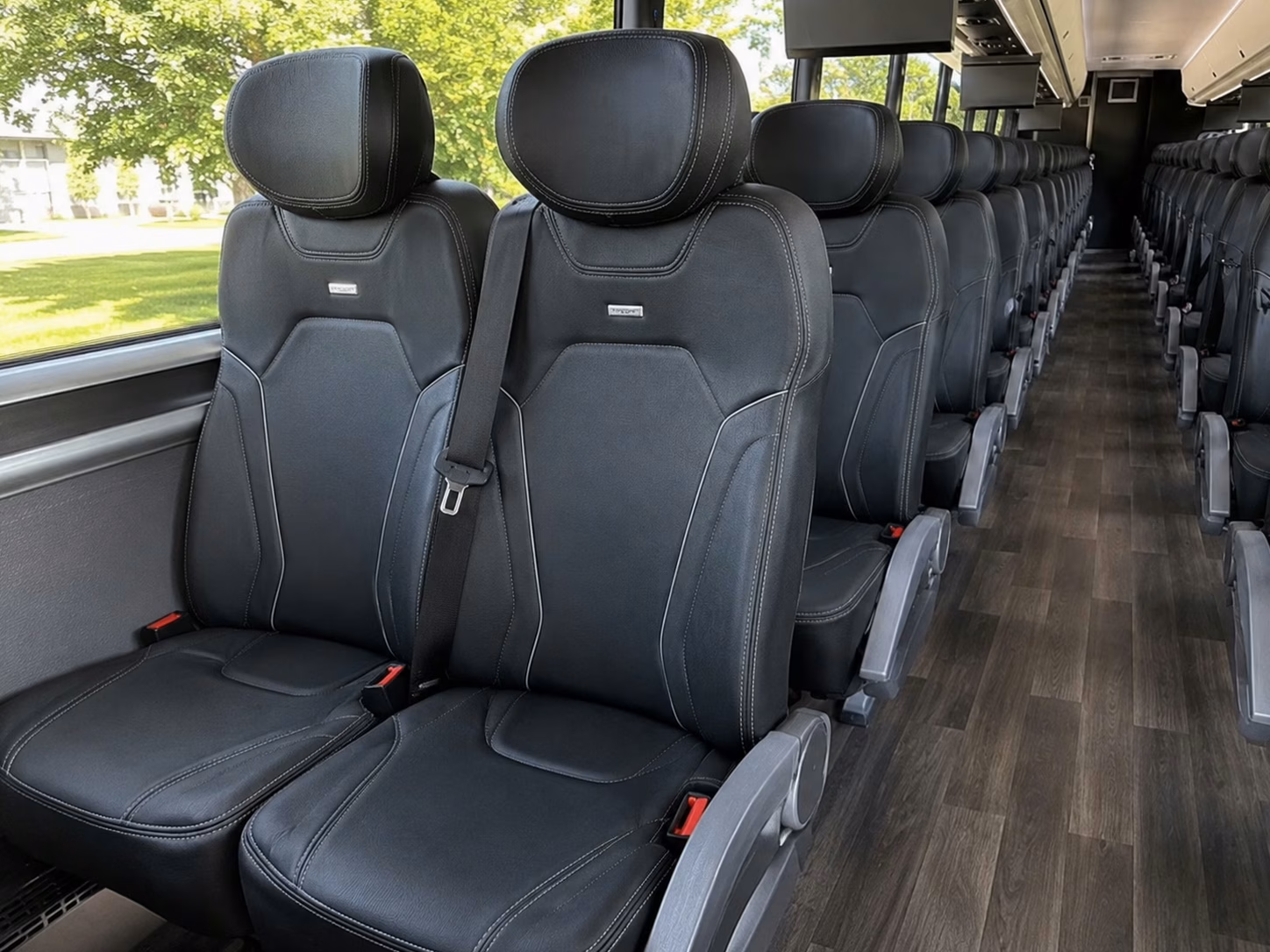 glendale charter bus rental inside