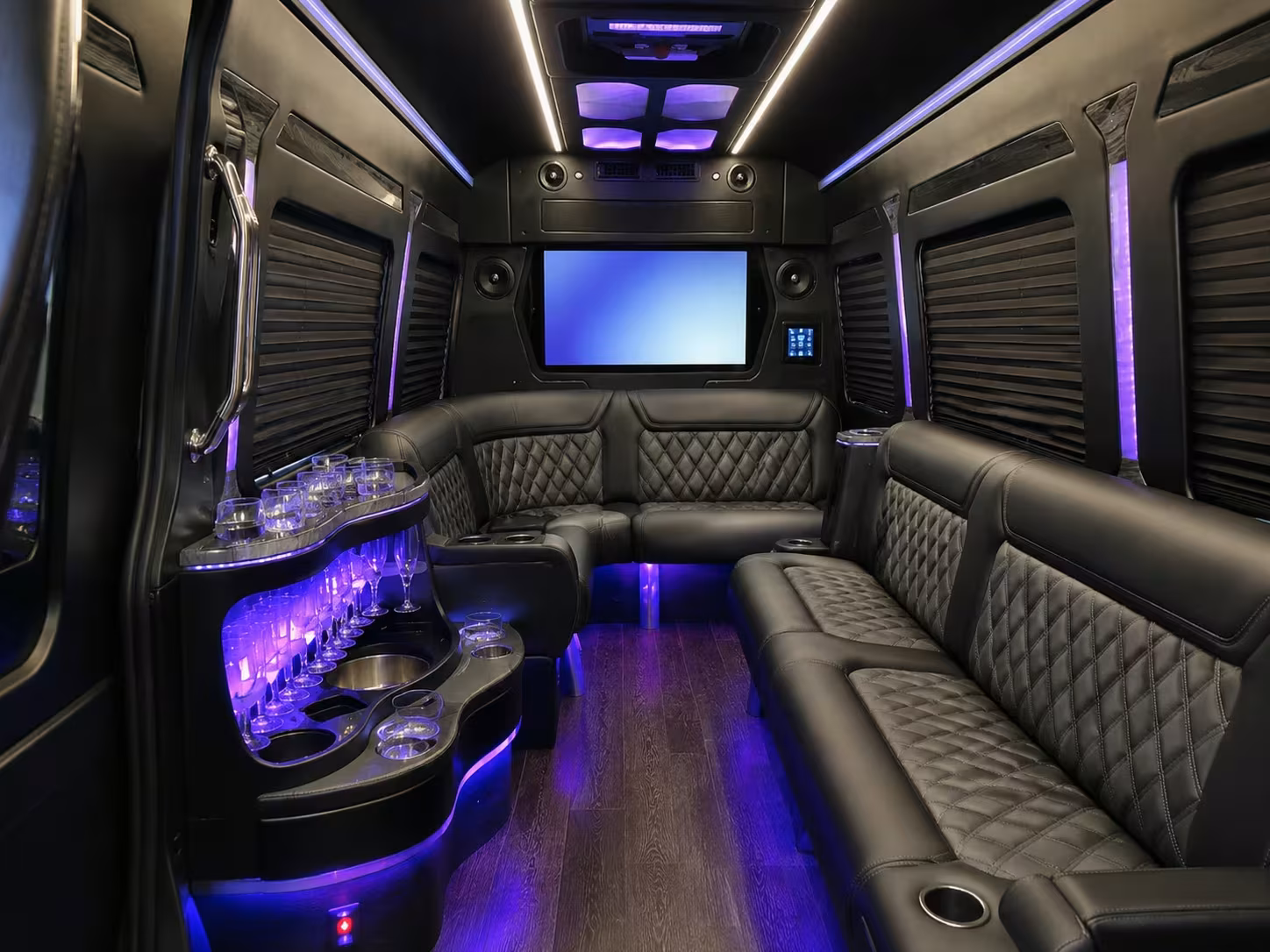 glendale prom shuttle buses keep the whole group together